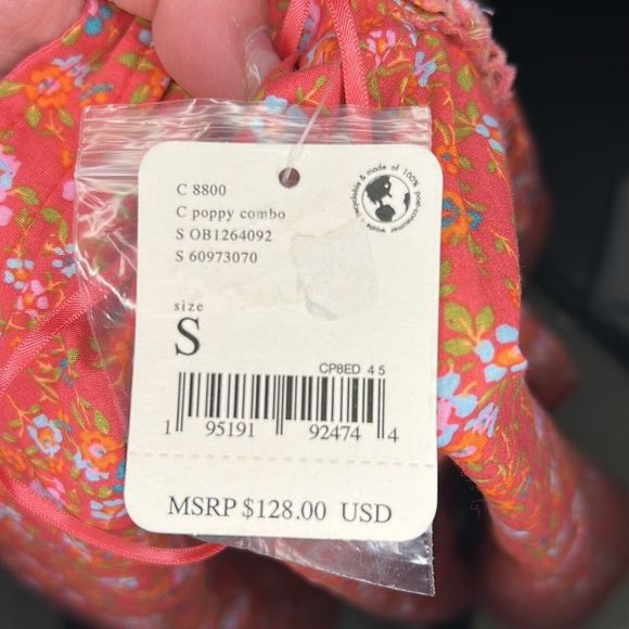 FREE PEOPLE | ✨NEW✨ Petunia Mini Dress in Poppy Combo - Picture 4 of 4